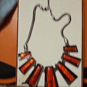 Statement Red Crystal Pendant Necklace - Women Jewelry